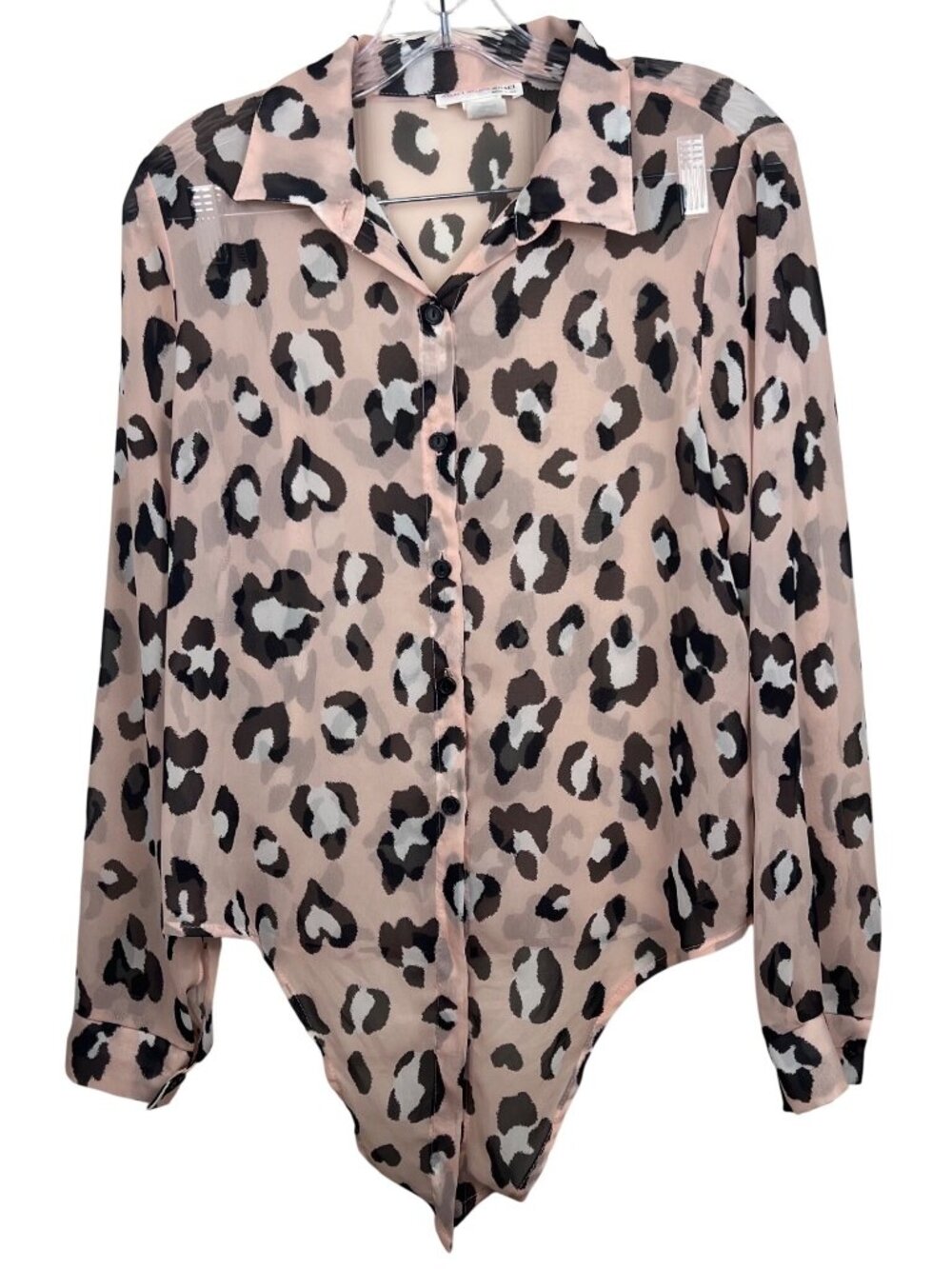A'gasi Sheer Leopard Blouse